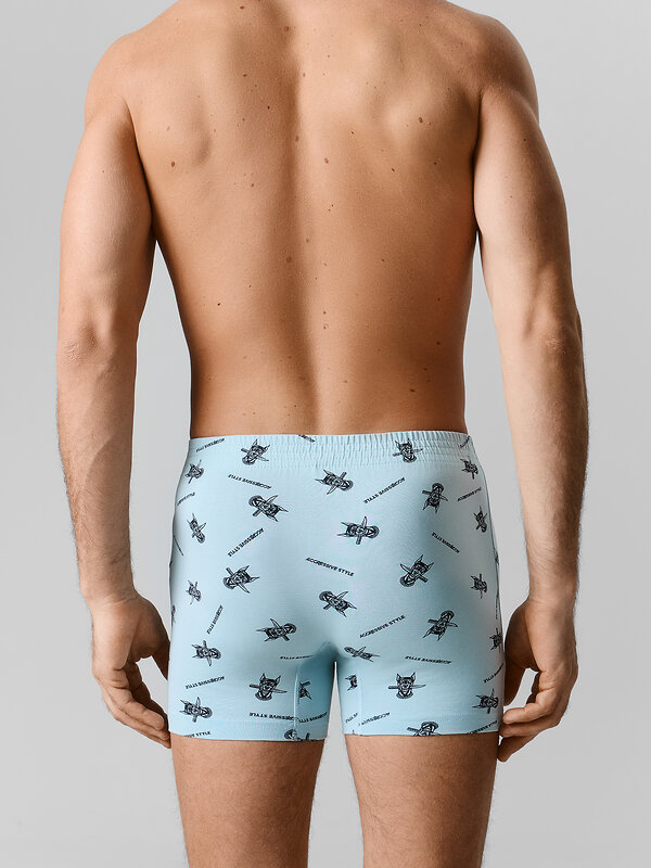 MARK FORMELLE Трусы 589137 411143 доберманы на серо -бирюзовом