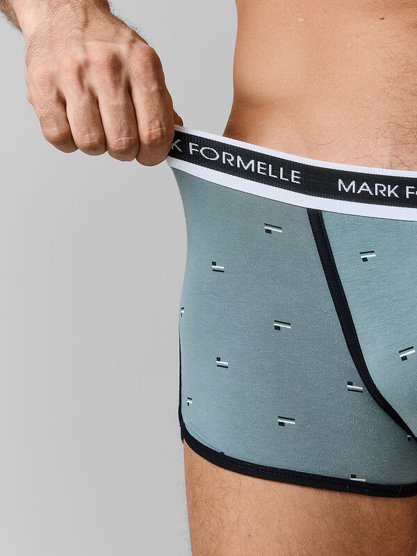 MARK FORMELLE Трусы 589148 411165-2 узор на бризе +серый меланж
