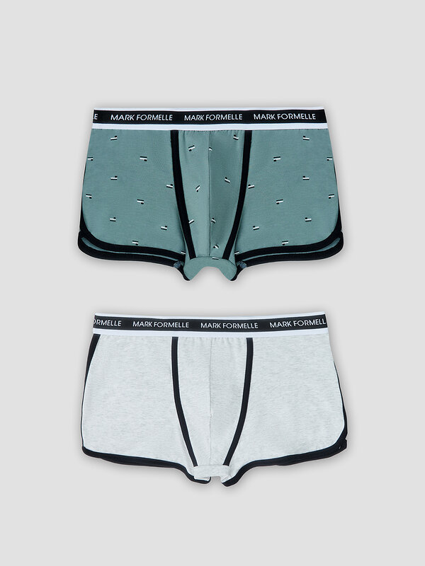 MARK FORMELLE Трусы 589148 411165-2 узор на бризе +серый меланж
