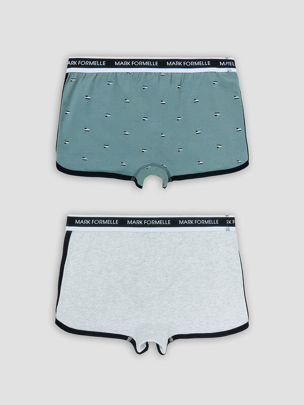 MARK FORMELLE Трусы 589148 411165-2 узор на бризе +серый меланж