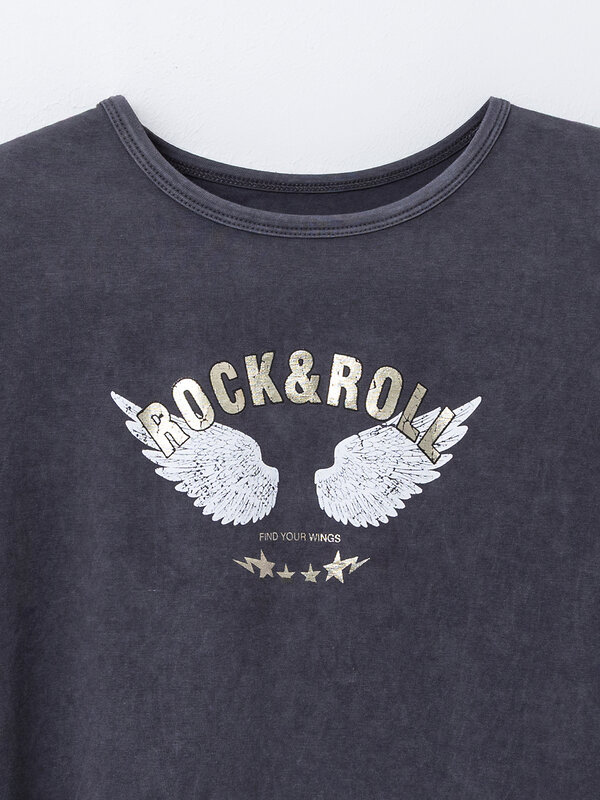 MARK FORMELLE Футболка 589157 117946 ACID WASH обсидиан +печать