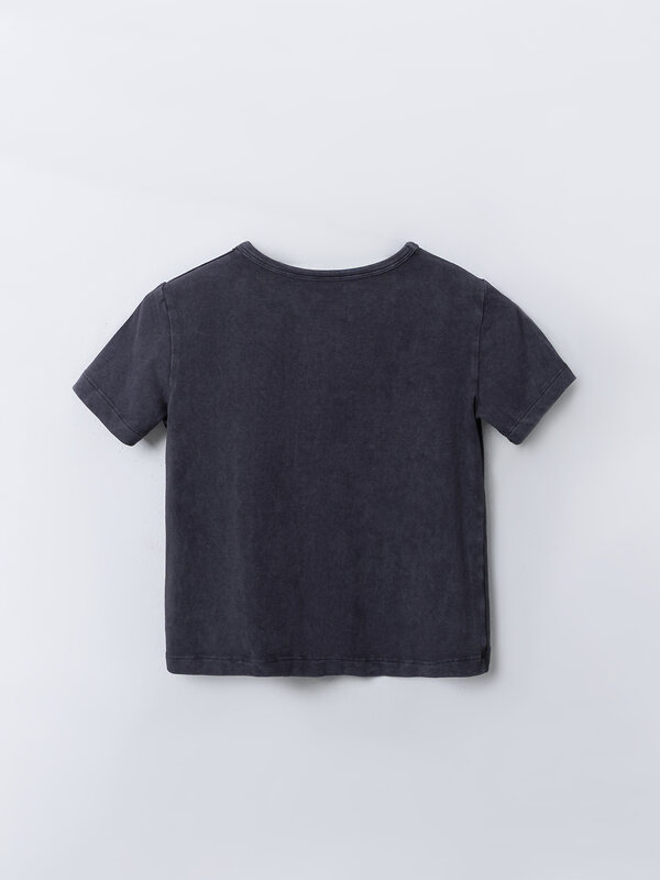 MARK FORMELLE Футболка 589157 117946 ACID WASH обсидиан +печать