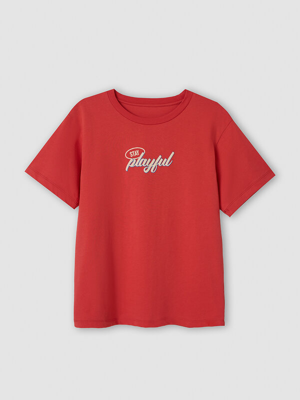 MARK FORMELLE Футболка 589160 113433 красный минерал +печать