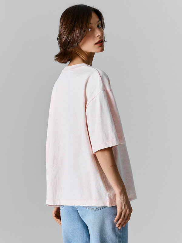 MARK FORMELLE Футболка 589169 112961 ACID WASH бл.сиреневый +печать