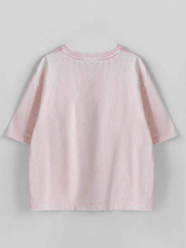 MARK FORMELLE Футболка 589169 112961 ACID WASH бл.сиреневый +печать