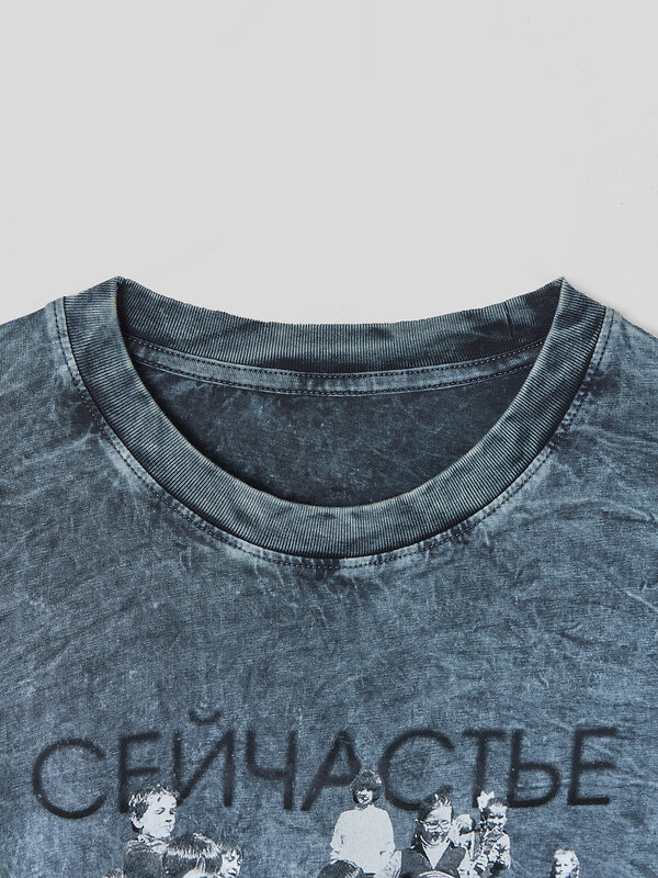 MARK FORMELLE Футболка 589177 111858 ACID WASH графит +печать