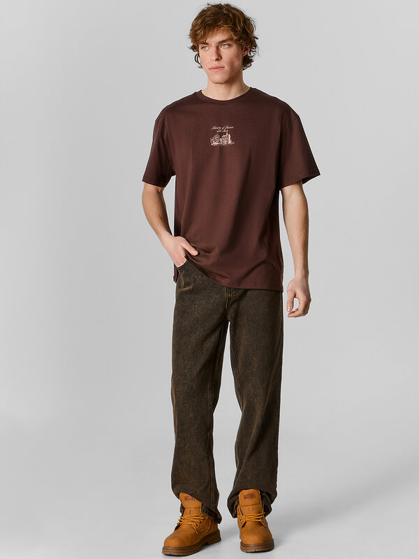 MARK FORMELLE Футболка 589180 111928 кофейное зерно +печать