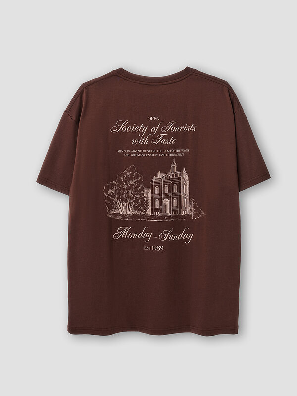 MARK FORMELLE Футболка 589180 111928 кофейное зерно +печать