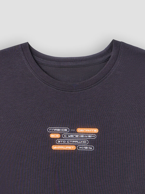 MARK FORMELLE Футболка 589182 111931 обсидиан +печать