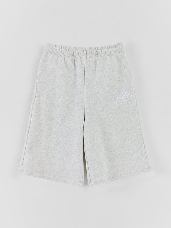 MARK FORMELLE Шорты 589193 133355 серый меланж+печать