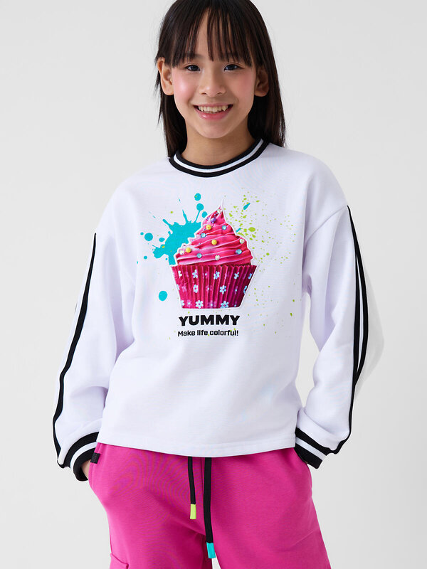 PLAYTODAY Толстовка 589224 12621173 белый