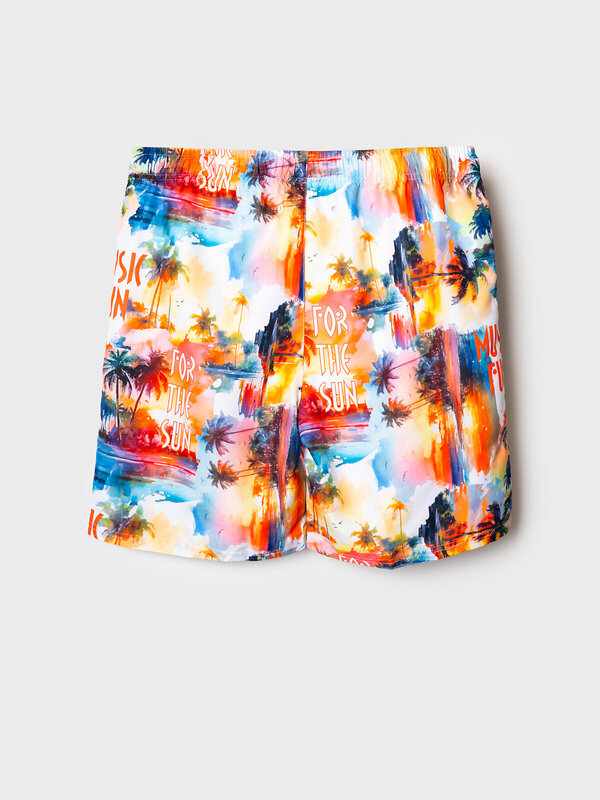 PLAYTODAY Шорты плавательные 589266 12656106 белый,оранжевый