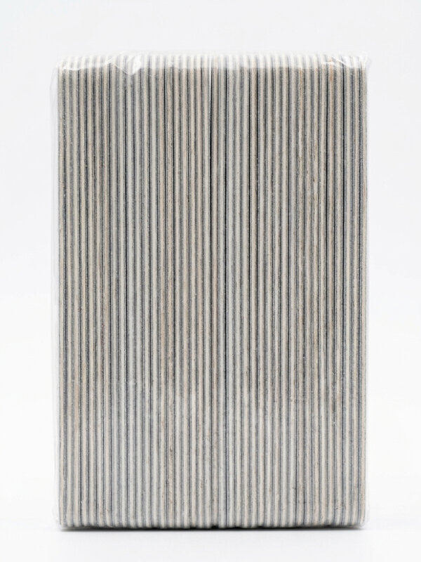 Kristaller Пилка маникюрная на деревянной основе тонкая, 100/180 грит, 17,8 см, 50 шт. 589371 28328 