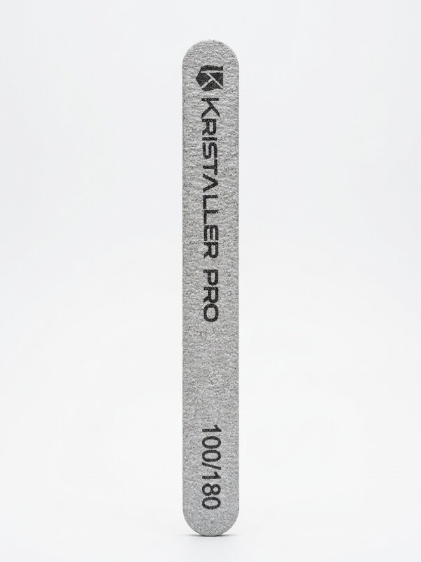 Kristaller Пилка маникюрная на деревянной основе тонкая, 100/180 грит, 13 см, 50 шт. 589372 28329 