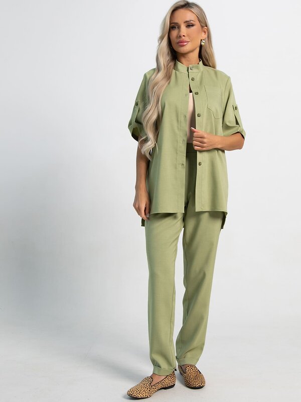 LT Collection Костюм 589409 К15448-3М оливковый