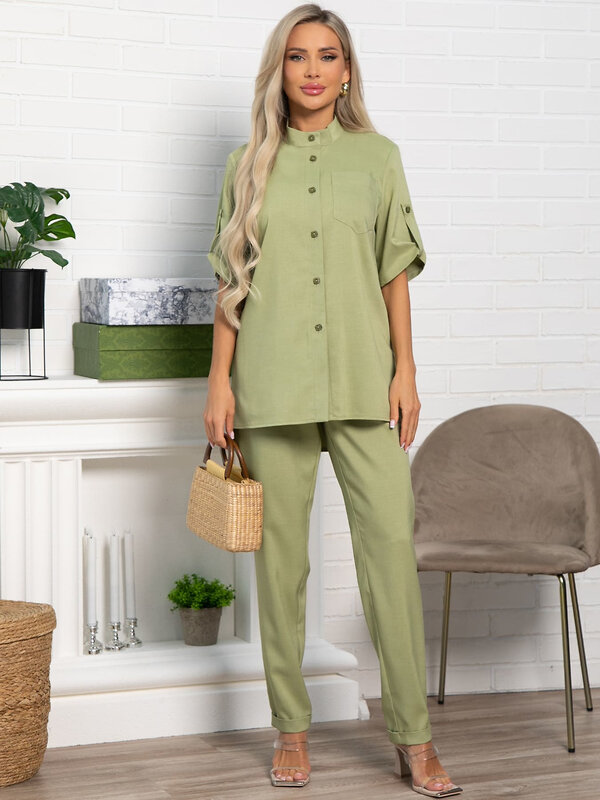 LT Collection Костюм 589409 К15448-3М оливковый