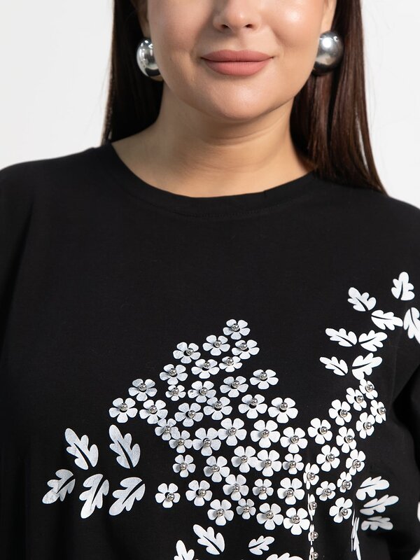 LT Collection Блуза 589411 Б15384-24М черный