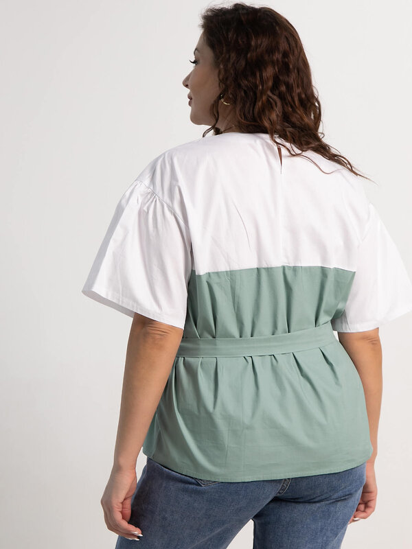 LT Collection Блуза 589414 Б15255-13М фисташка