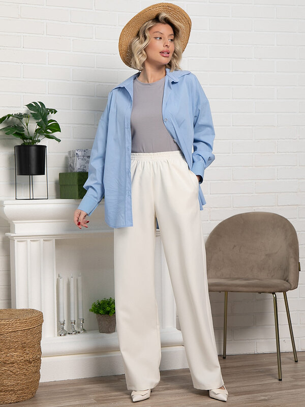 LT Collection Брюки 589417 Б15315-46М молочный