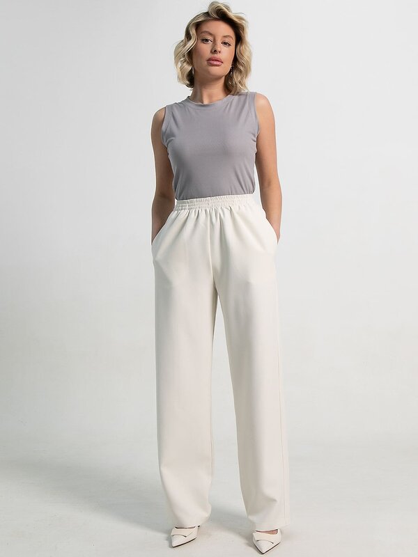 LT Collection Брюки 589417 Б15315-46М молочный