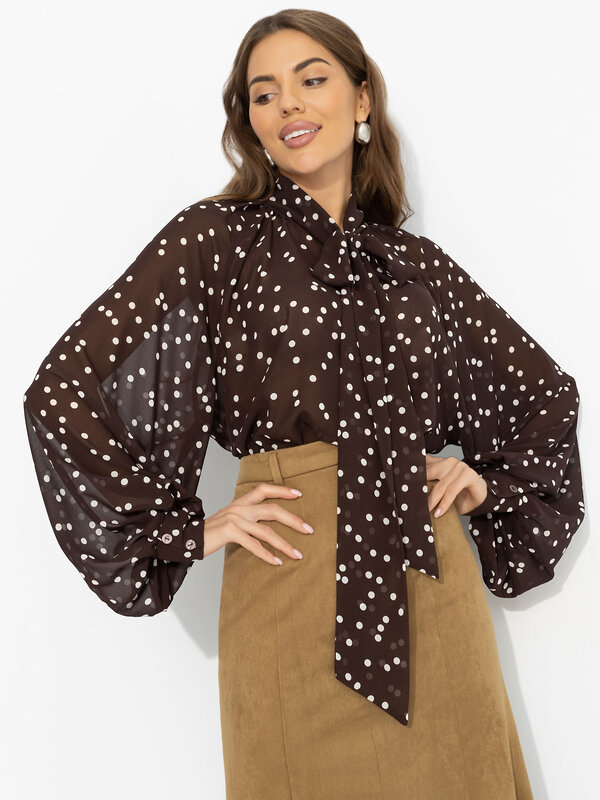 CHARUTTI Блуза 589433 12771 Коричневый