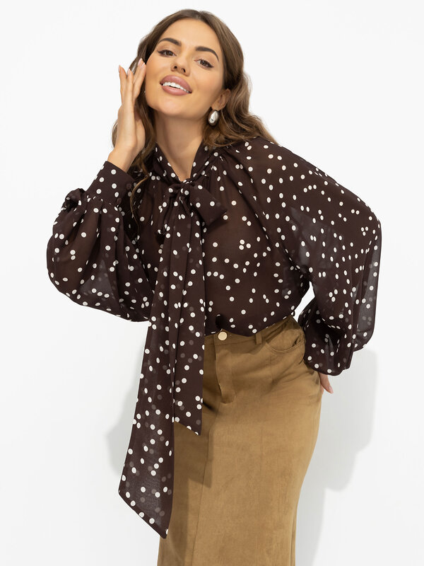 CHARUTTI Блуза 589433 12771 Коричневый