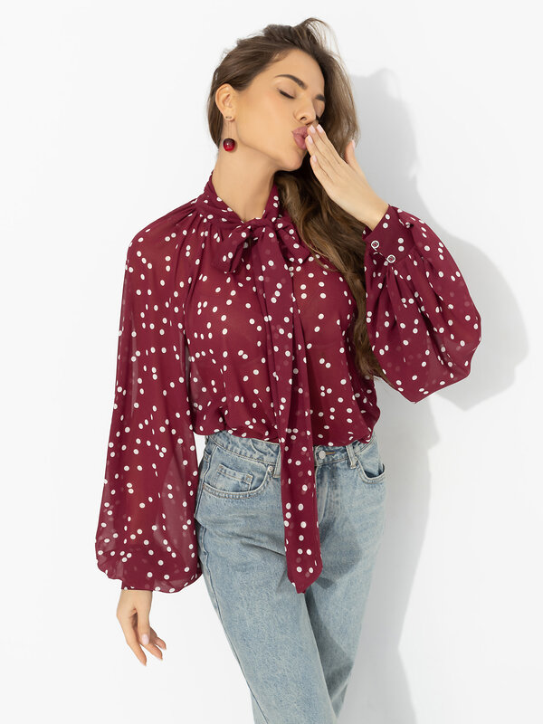 CHARUTTI Блуза 589435 12770 Бордовый