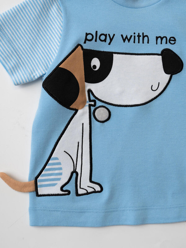 PLAYTODAY Джемпер 589453 12613073 голубой,коричневый,белый