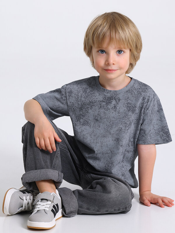 Апрель Футболка 589516 1ПДФК4590001н варенка светло-серый