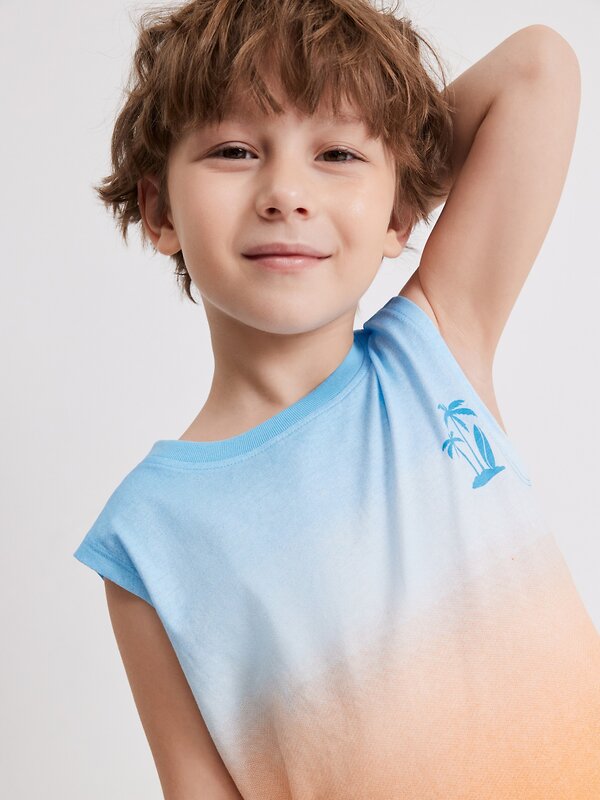 Acoola Майка 589548 20124220074 голубой принт