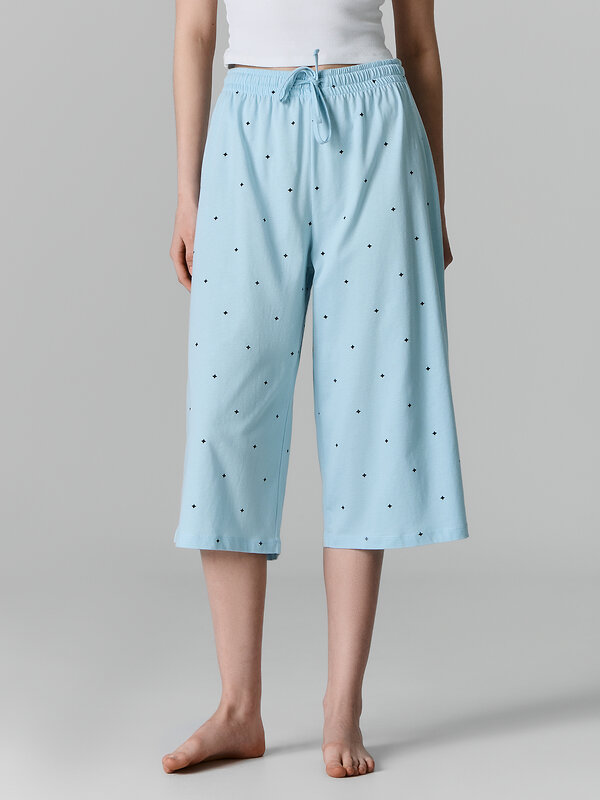 MARK FORMELLE Бриджи 589584 522249 ромбики на голубой дымке