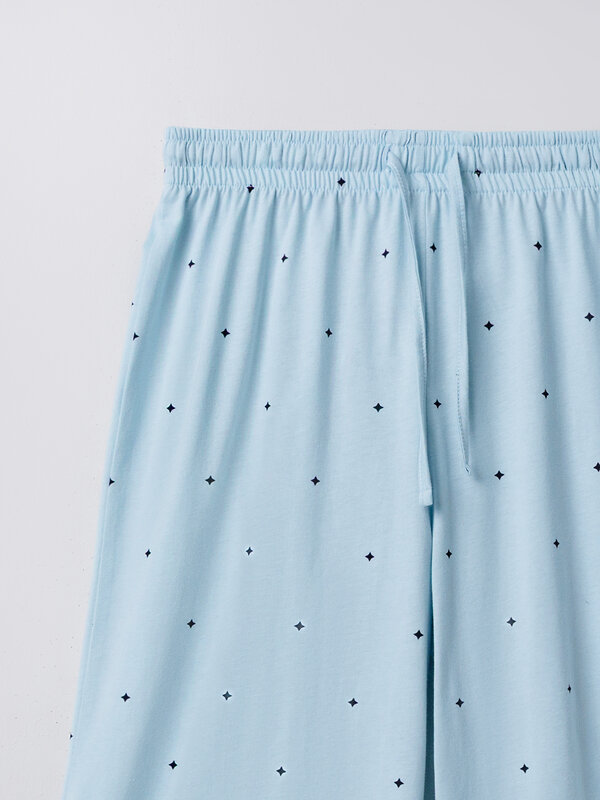 MARK FORMELLE Бриджи 589584 522249 ромбики на голубой дымке