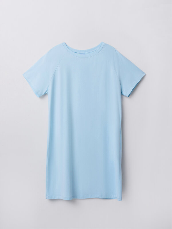 MARK FORMELLE Сорочка 589624 572385 горошек на голубом