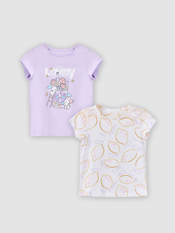 MARK FORMELLE Футболка 589661 117892-2 св.лиловый +лимоны на белом