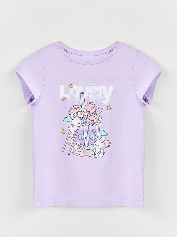 MARK FORMELLE Футболка 589661 117892-2 св.лиловый +лимоны на белом