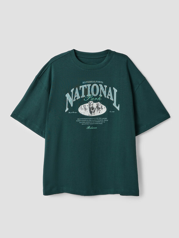 MARK FORMELLE Футболка 589672 111892 т.зеленый +печать