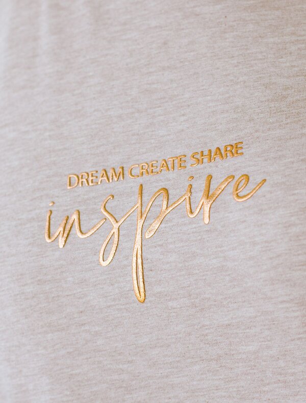 VILATTE Футболка 589704 D49.117 кофейный меланж_inspire