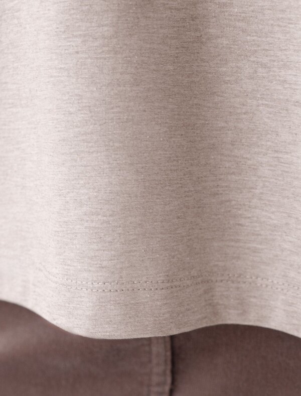 VILATTE Футболка 589704 D49.117 кофейный меланж_inspire