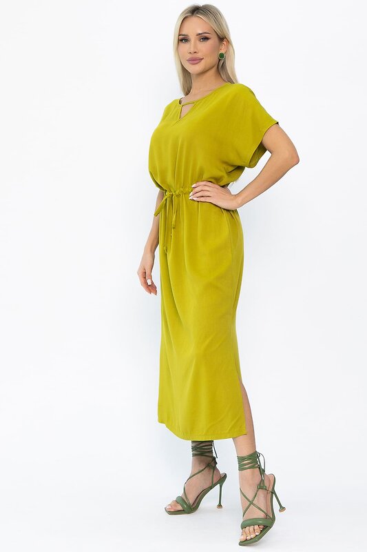 LT Collection Платье 589708 П15346-5М оливковый