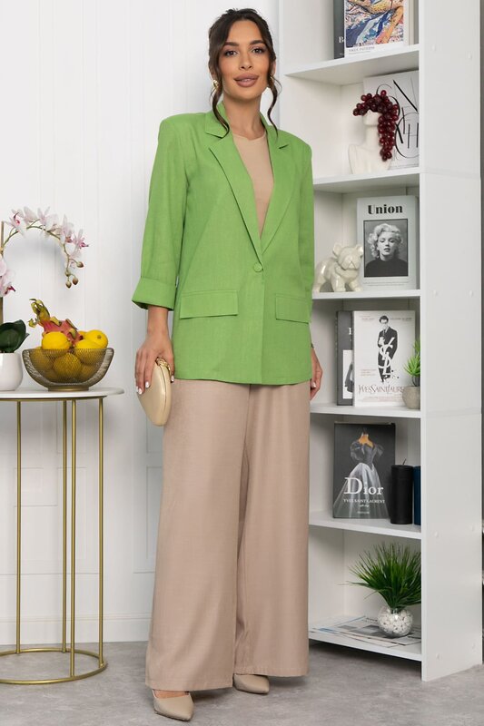 LT Collection Пиджак 589710 Б15429-7М зеленый