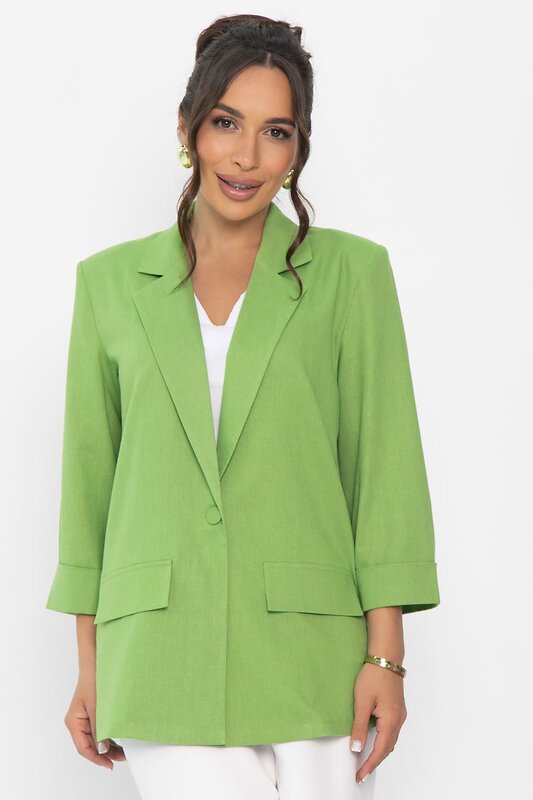 LT Collection Пиджак 589710 Б15429-7М зеленый