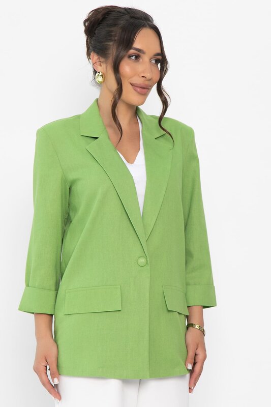 LT Collection Пиджак 589710 Б15429-7М зеленый