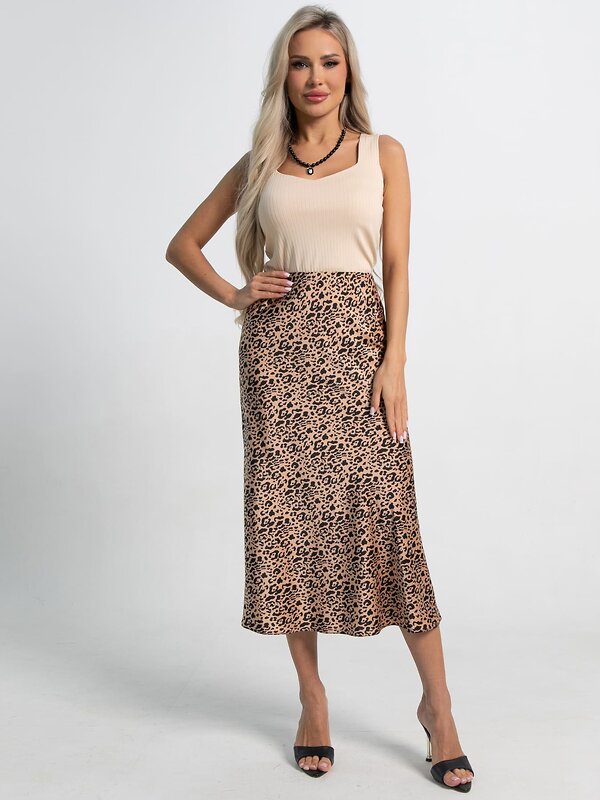 LT Collection Юбка 589715 Ю15420-16М бежевый/черный