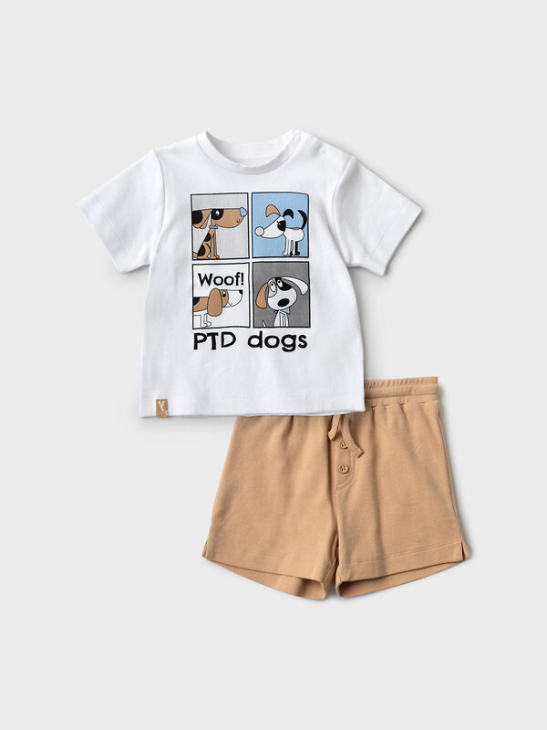 PLAYTODAY Комплект 589738 12613066 белый,коричневый