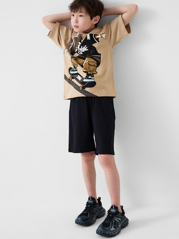 PLAYTODAY Пижама 589769 12611340 черный,бежевый