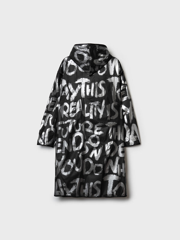 PLAYTODAY Дождевик 589780 12666002 черный,серебряный