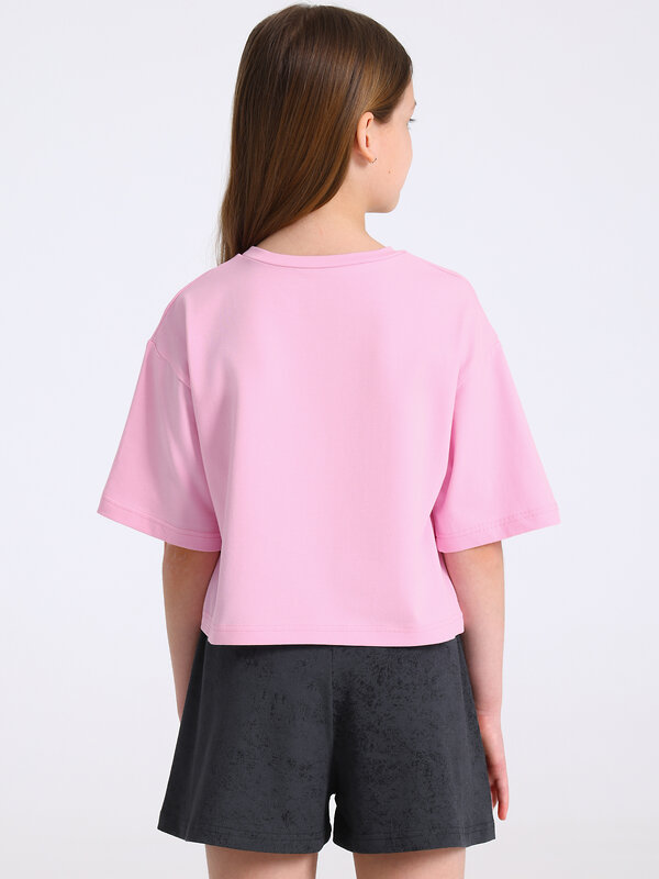 Апрель Комплект 589799 2ДФШ5853804н светло-розовый+варенка темно-серый / Королева танца