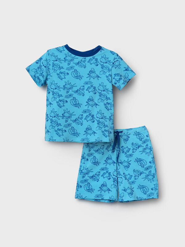PLAYTODAY Пижама 589814 12632035 тёмно-синий,голубой