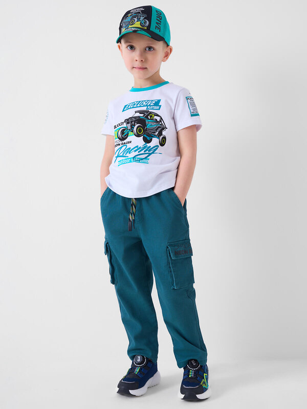 PLAYTODAY Брюки 589828 12612208 бирюзовый