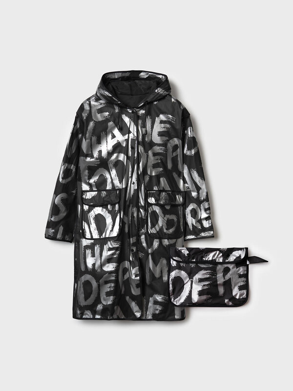 PLAYTODAY Дождевик 589865 12621010 черный,серебряный